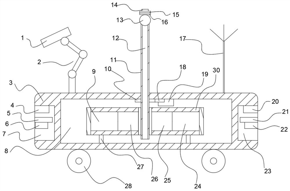 A hot air insecticide device for grain places