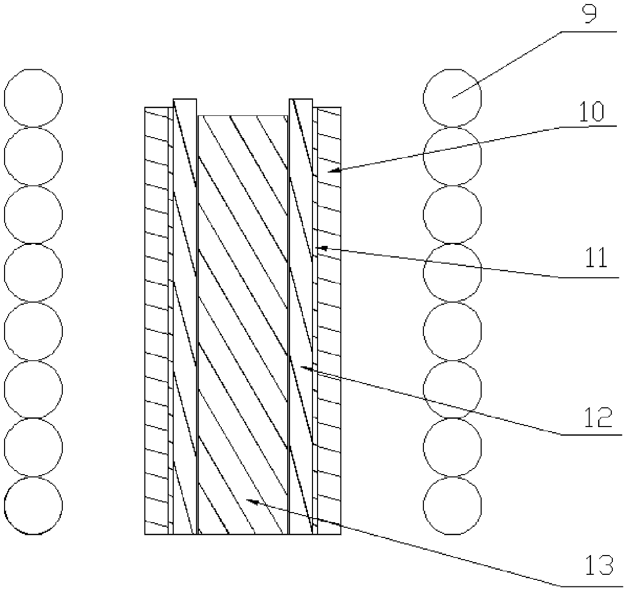 Contamination-free and high-efficient device for thinning titanium aluminum alloy