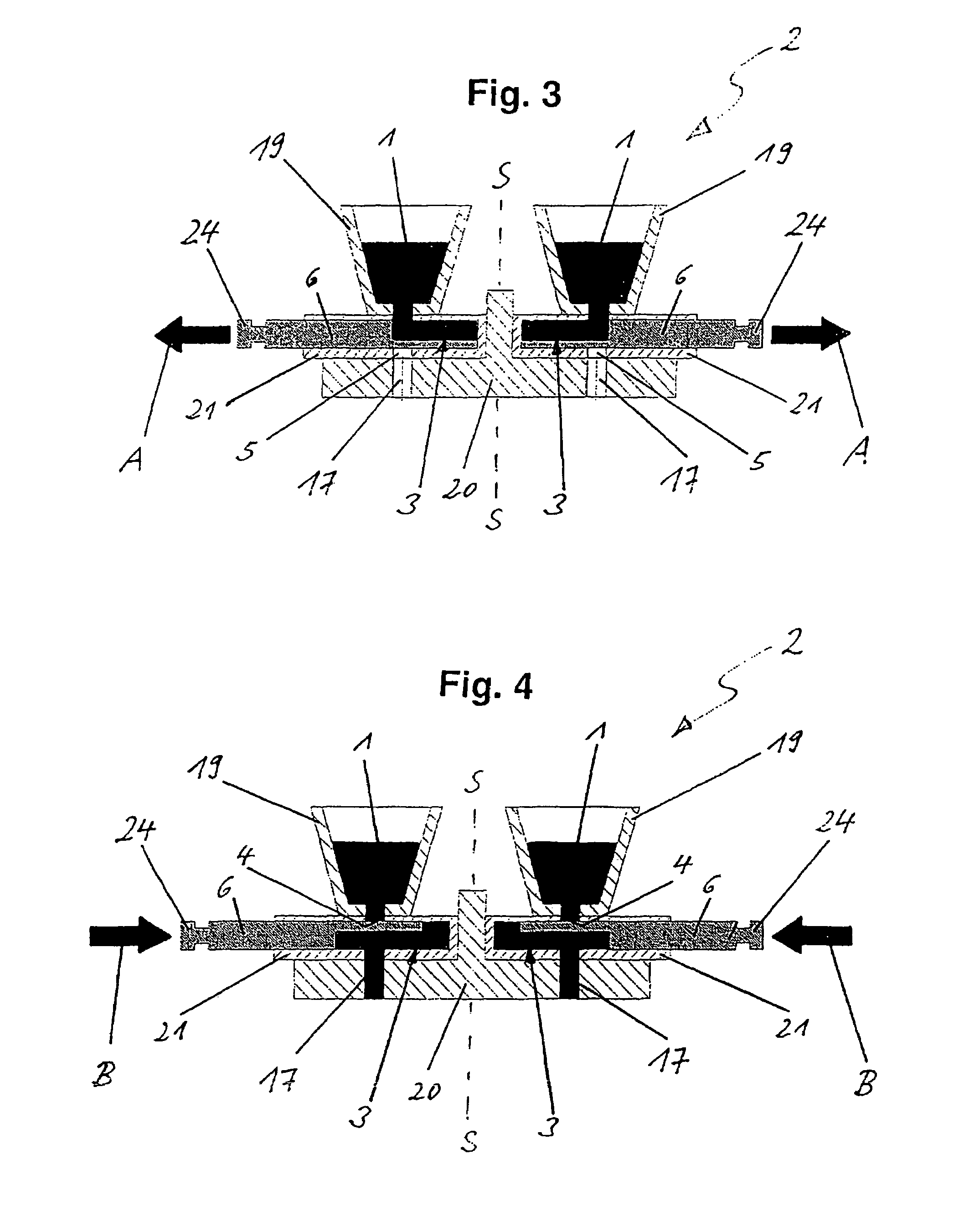 Device for processing an edible product