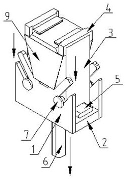 A silicon steel sheet stacking device