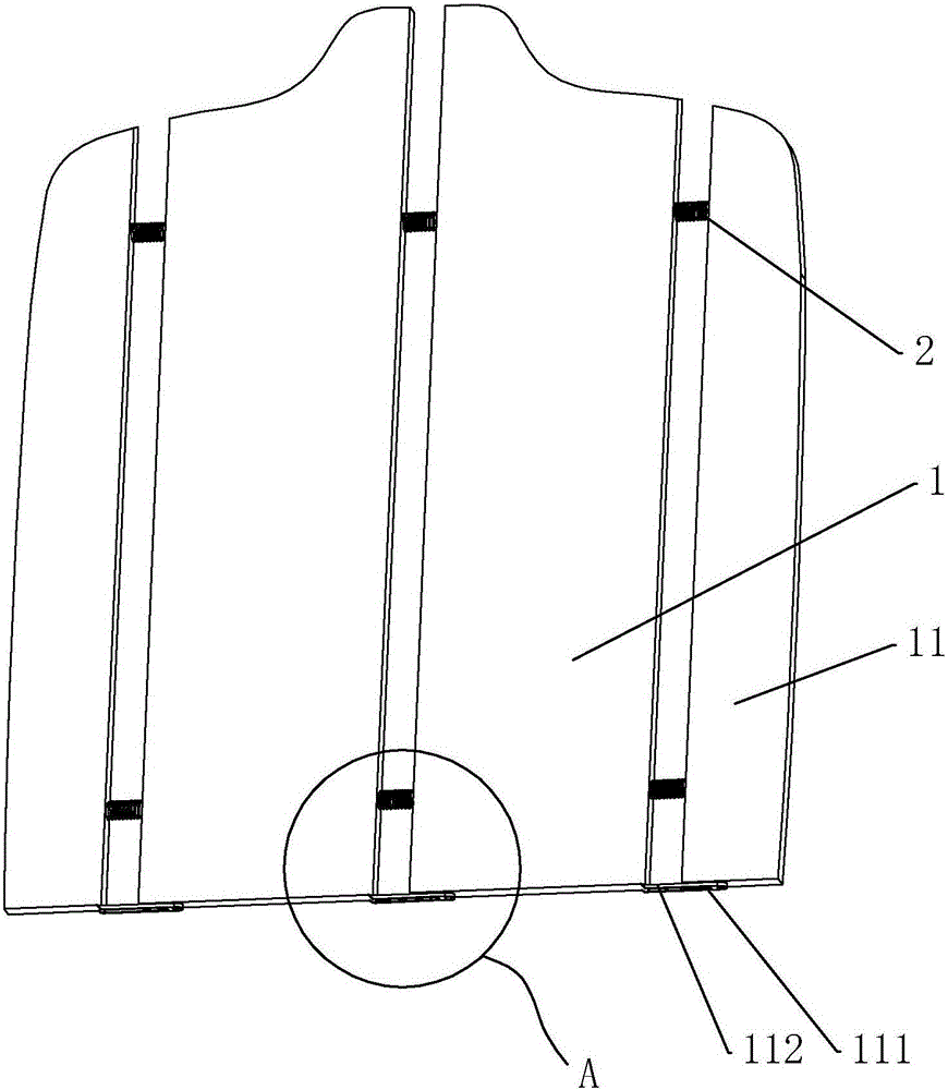 Telescopic pressing sizing plate