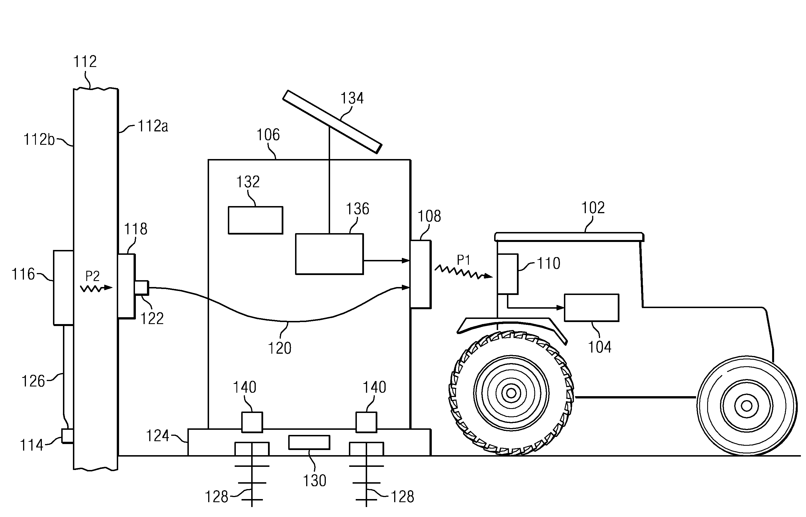 Robot power source charging station