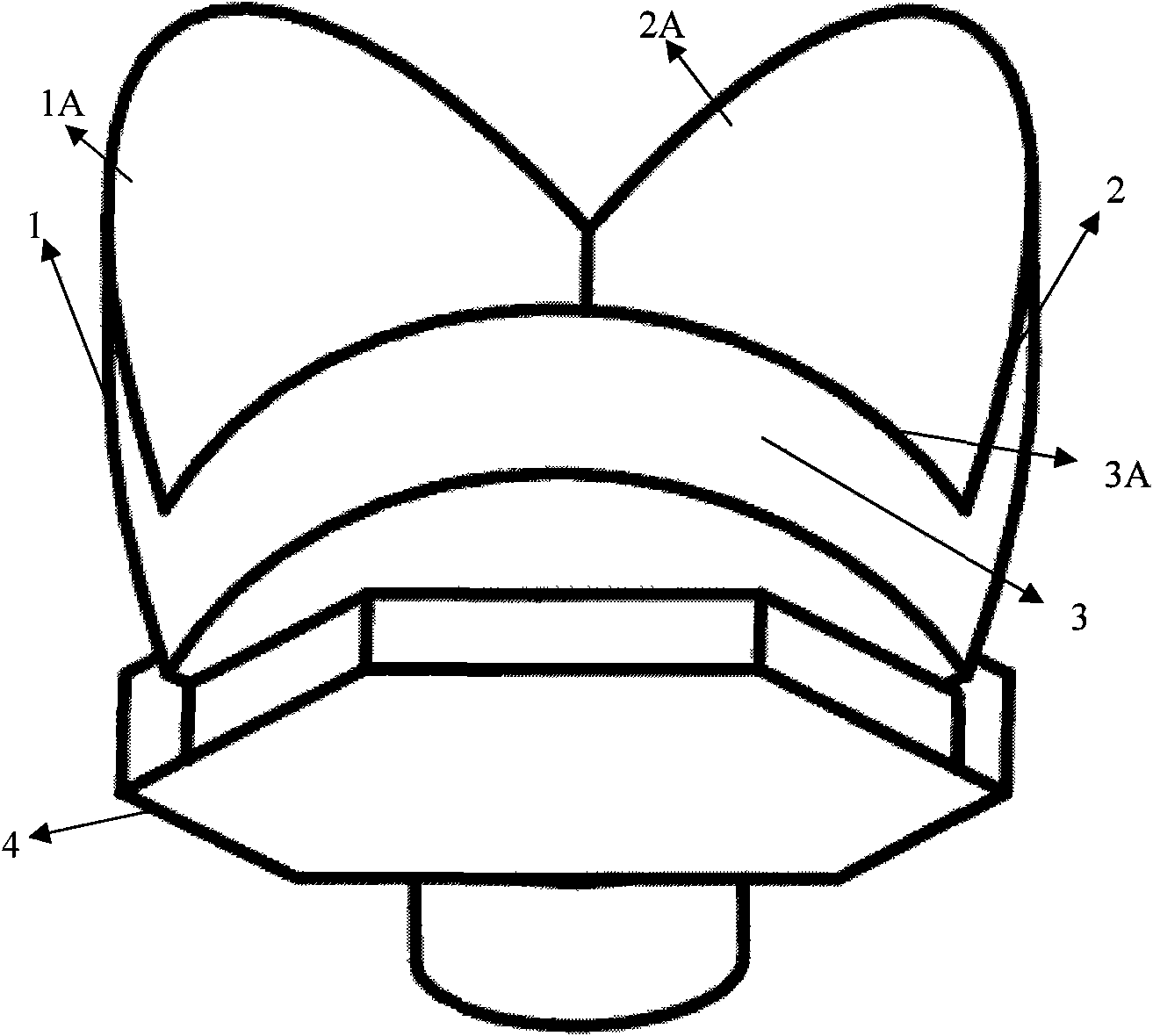 High precision hollow prism reflector