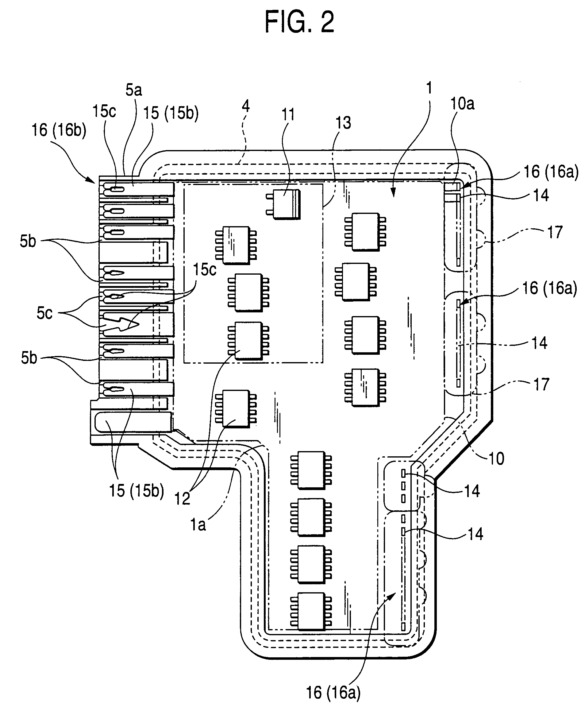 Distribution unit and electric connection box including the same