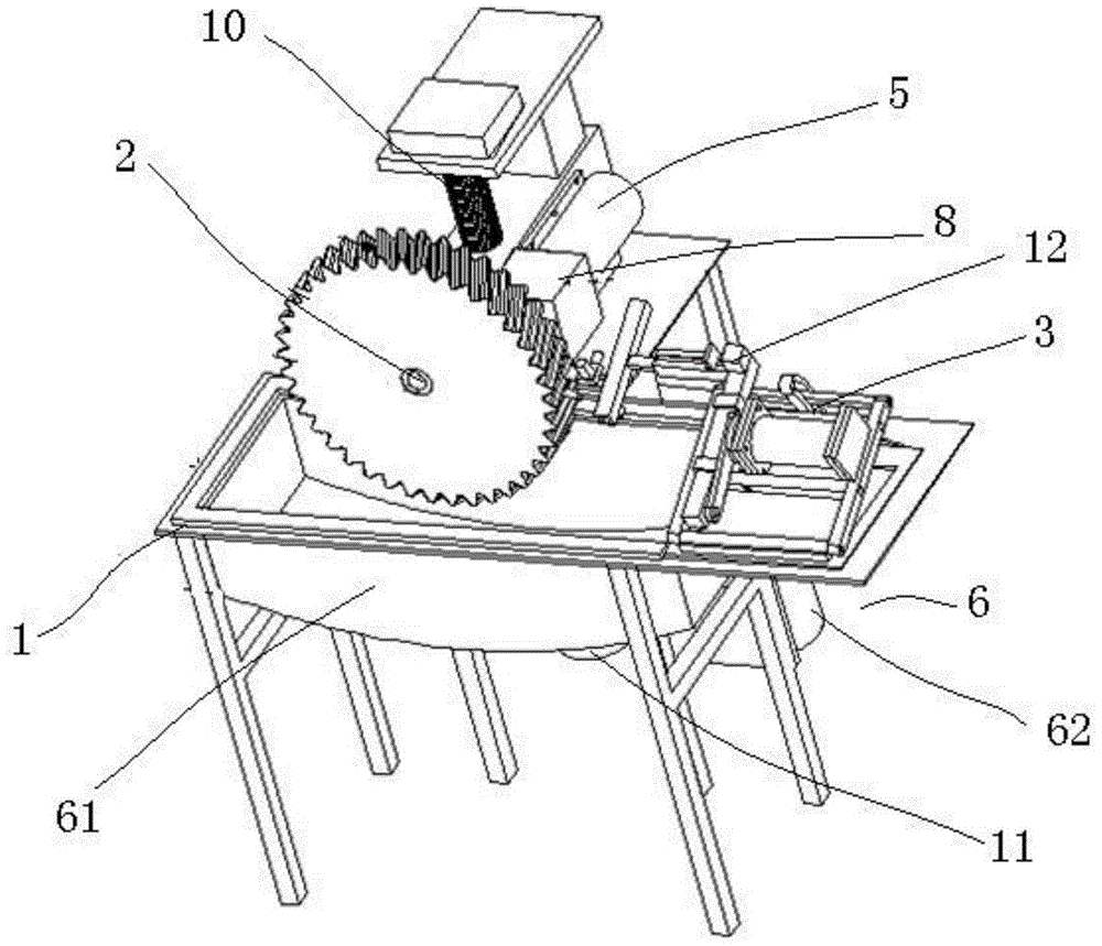 Gear tooth brush plating experimental platform