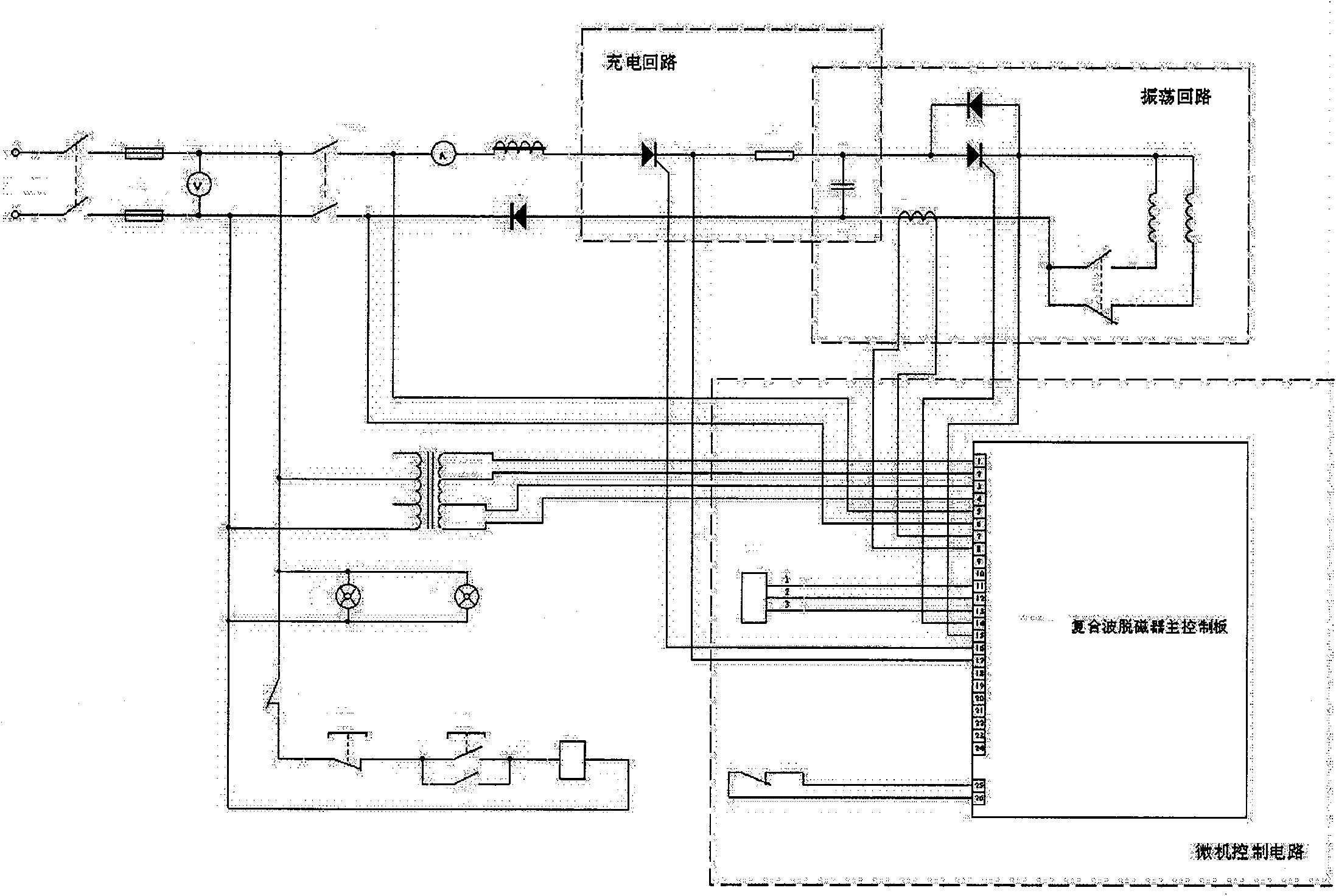 Compound wave demagnetizer