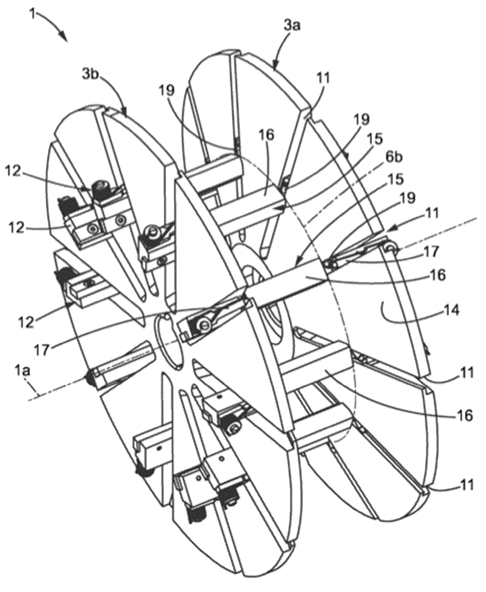 Mechanism for transmitting power of rotation