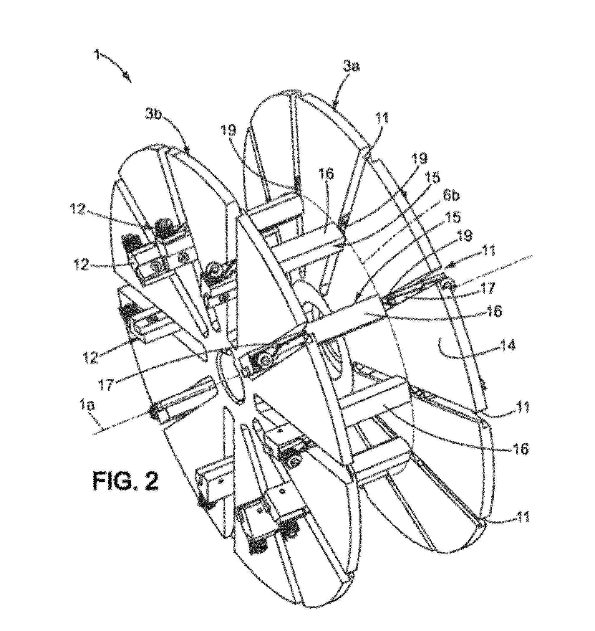 Mechanism for transmitting power of rotation