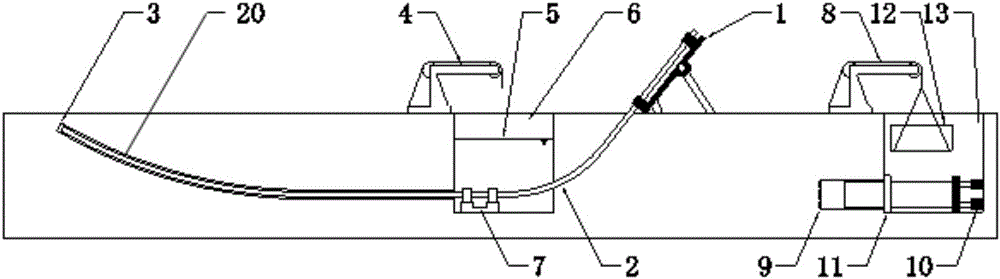 Non-excavation and top drilling combined crossing and spanning pipeline laying method