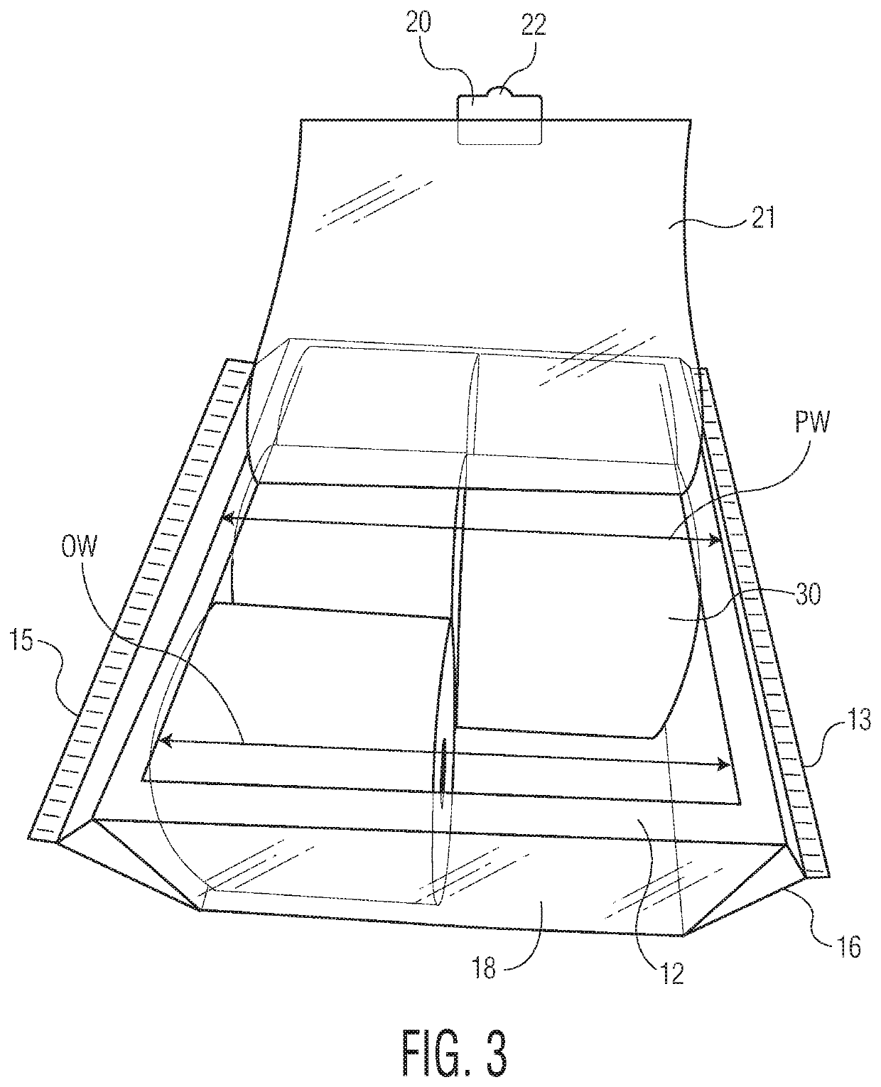 Semi-rigid tissue package