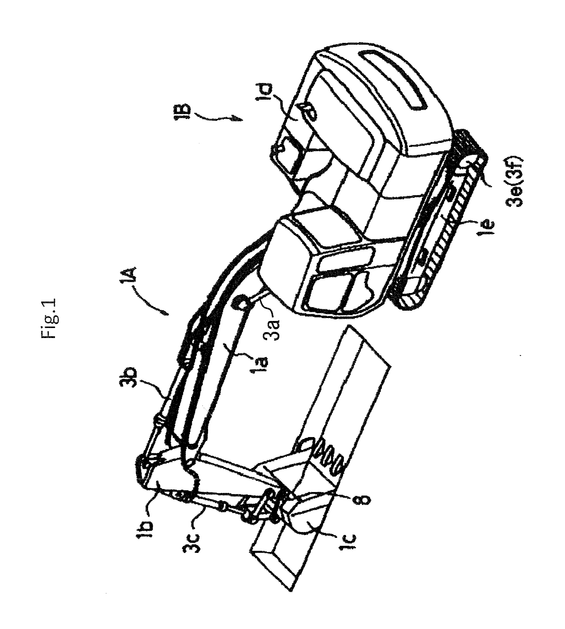 Hydraulic work machine