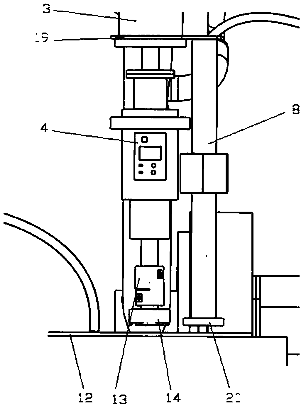 Electrolytic rotating ultrasonic magnetic composite plane polishing device