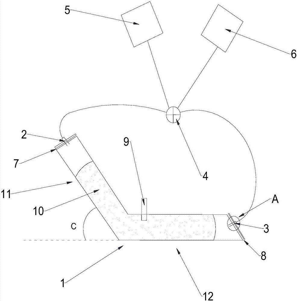 Method for heating steel scrap and increasing smelting steel scrap ratio