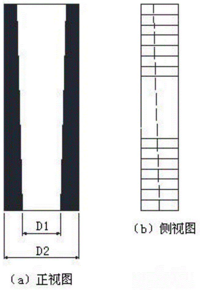 Device and method for tensile test of fragile rib material