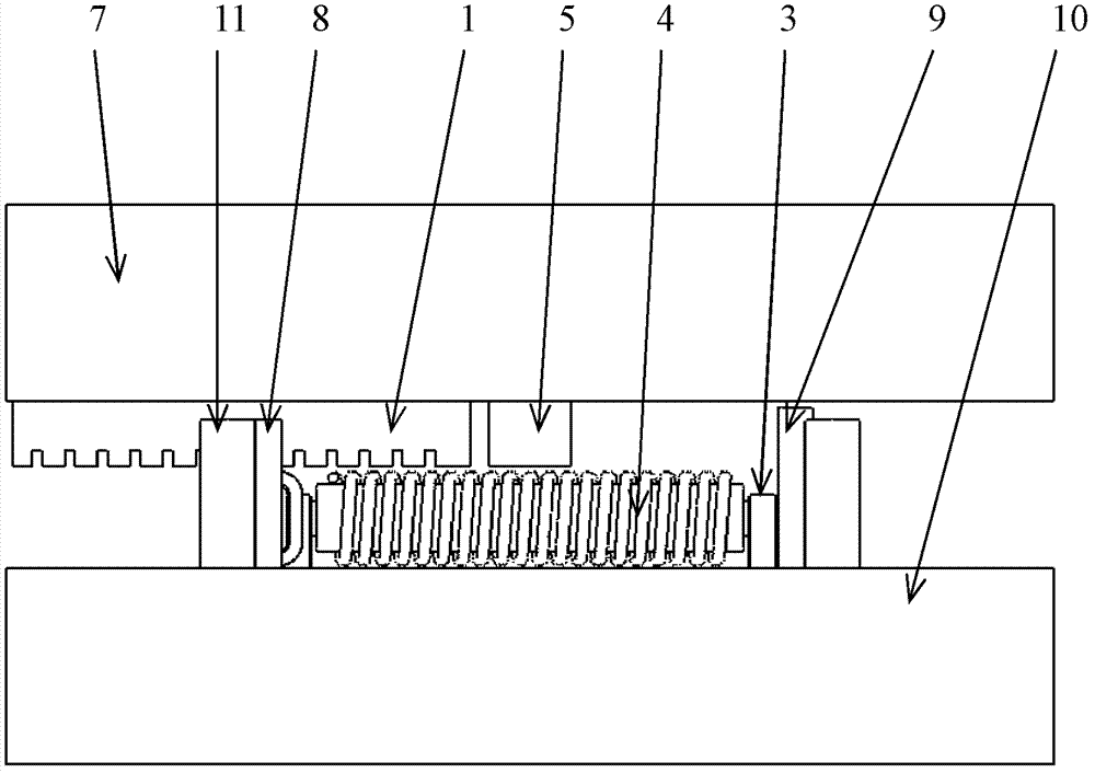 Planar motor in double-shaft decoupling structure