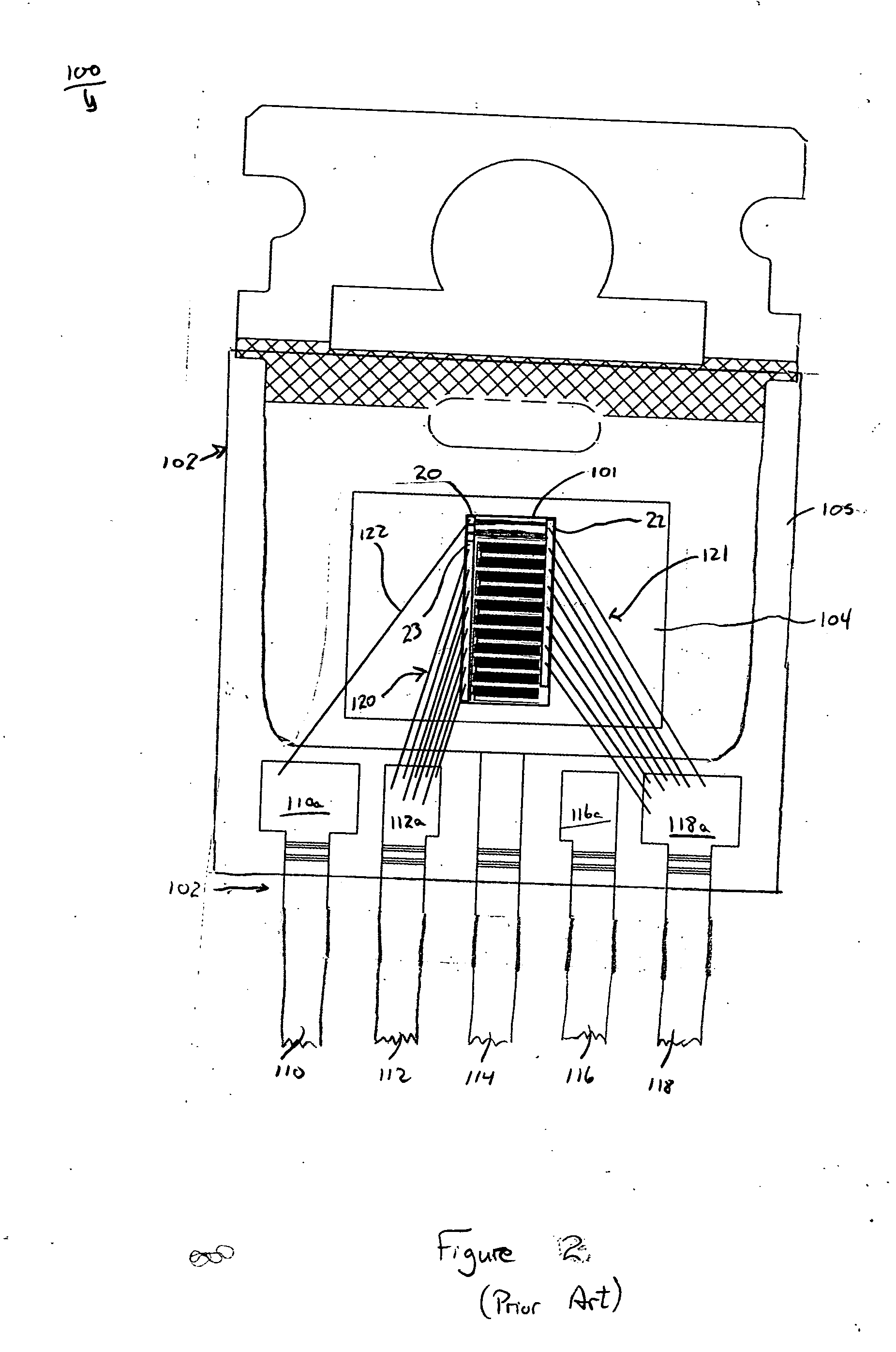 Wirebonded device packages for semiconductor devices having elongated electrodes