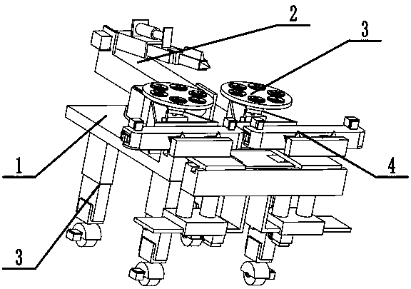 Forest fire-fighting robot