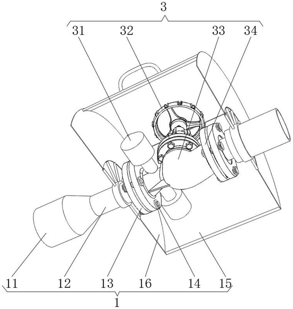 Water and fertilizer integrated liquid fertilizer control valve