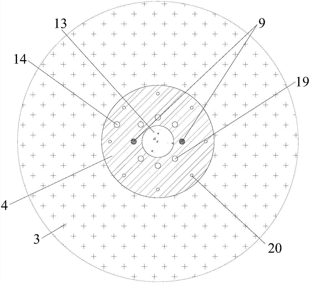 Construction method of anti-floating structure of composite prestressed pipe pile with built-in anchor cable filling core