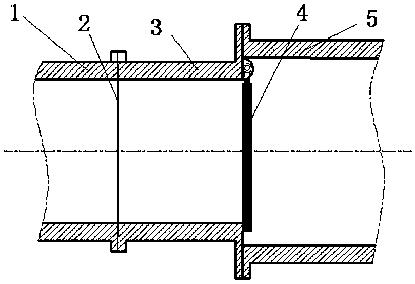 A device and method for weakening the rarefaction wave of a hydrogen-oxygen detonation shock tube