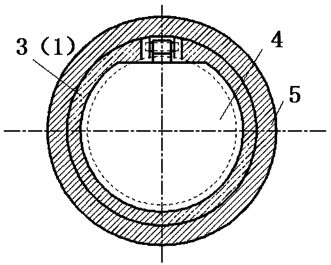 A device and method for weakening the rarefaction wave of a hydrogen-oxygen detonation shock tube