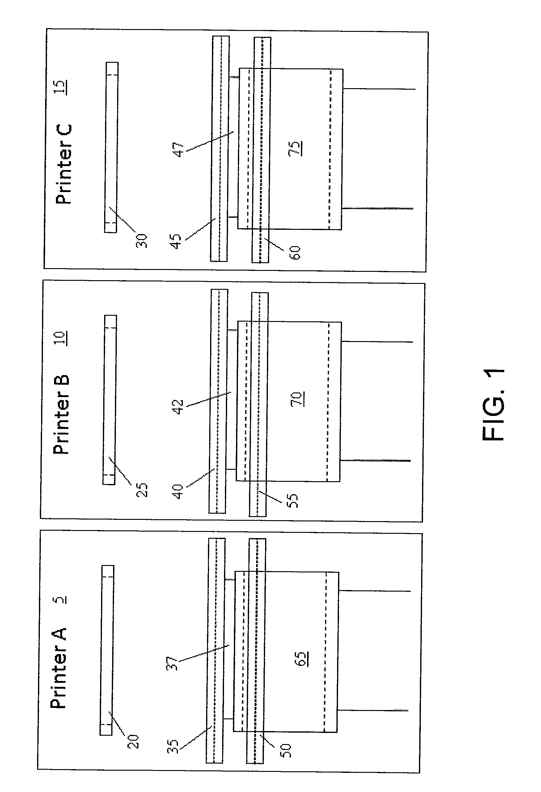 Vertically separated pass through conveyor system and method in surface mount technology process equipment