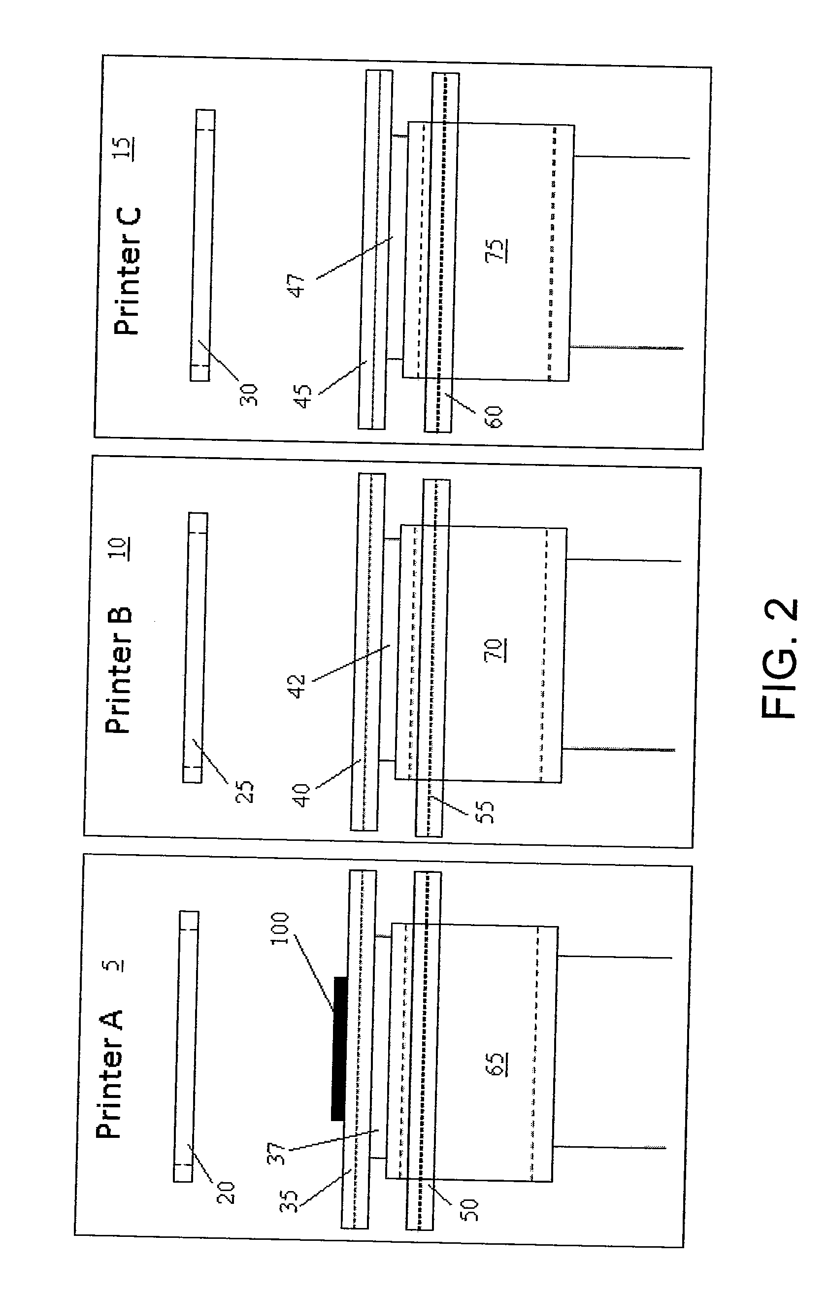 Vertically separated pass through conveyor system and method in surface mount technology process equipment