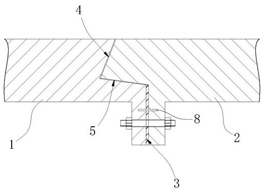 A high-strength connection structure and segmented wind turbine blades