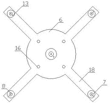 Star-shaped foundation and construction method thereof