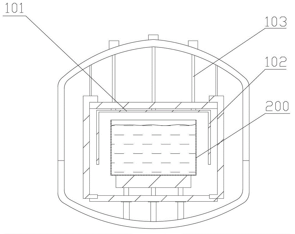 Polycrystalline silicon ingot production furnace and crucible thereof