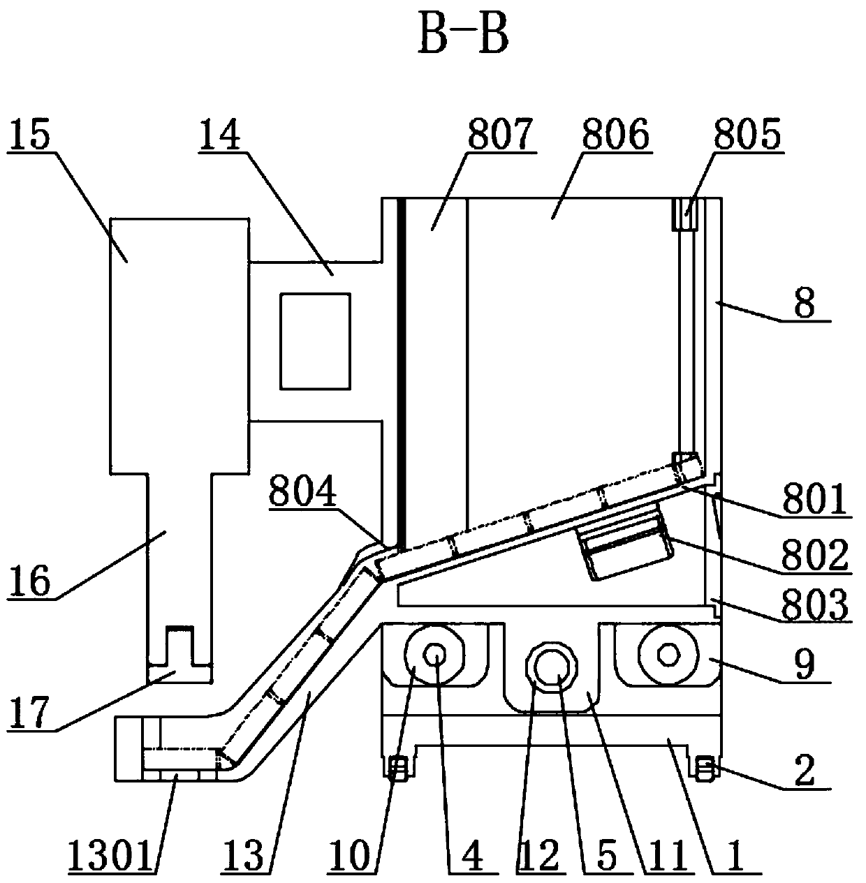 Simple hexagonal brick laying device