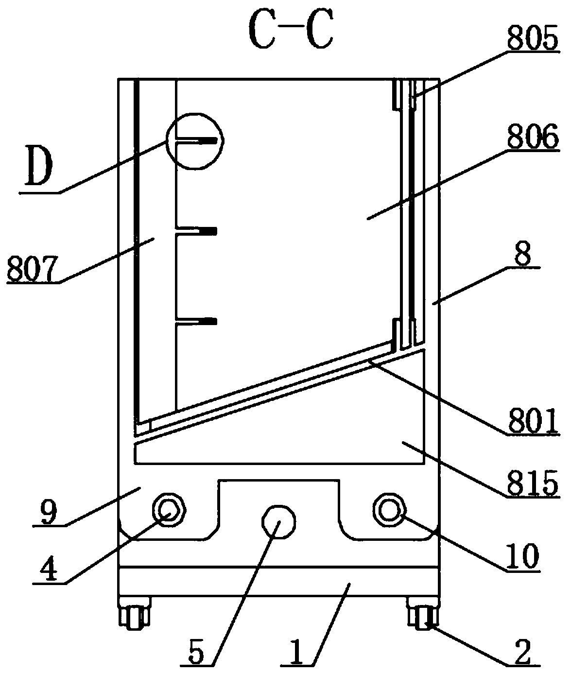 Simple hexagonal brick laying device