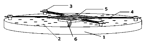 Auxiliary device for preparing thin film electrode