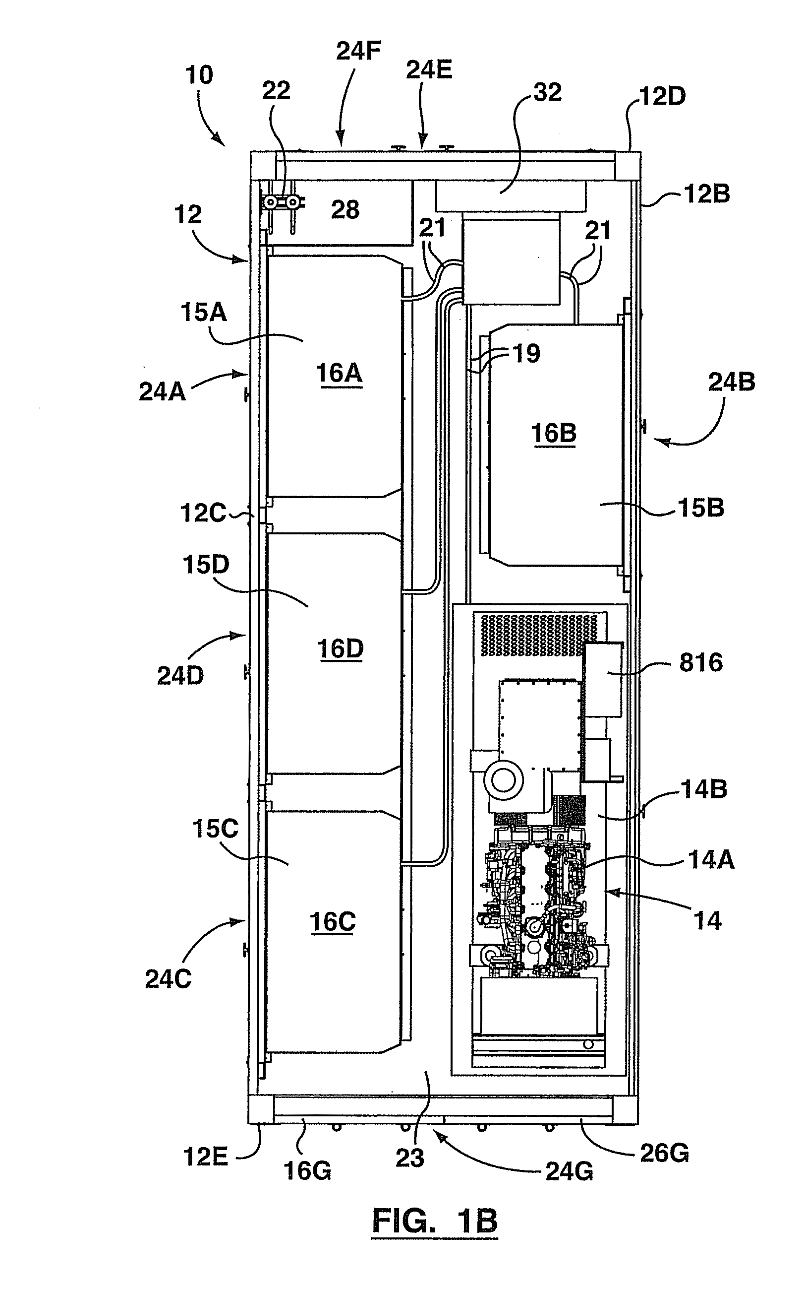 Transportable modular multi-appliance device