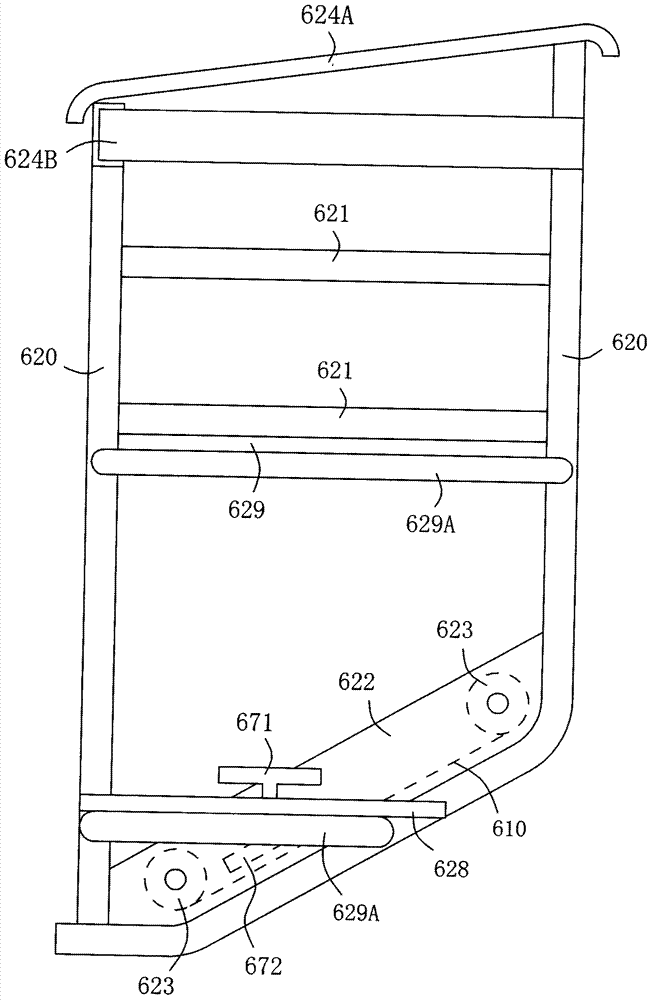 Corridor automatic slide with balancing unit