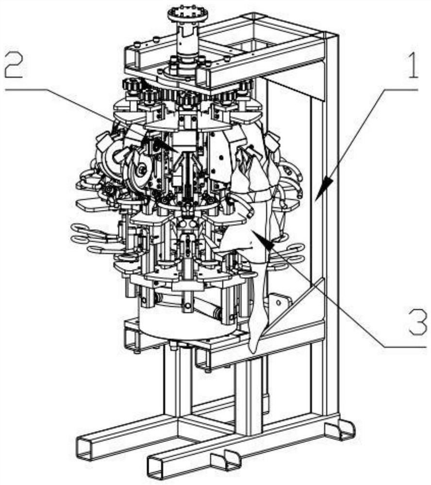 Automatic poultry carcass opening machine with high applicability