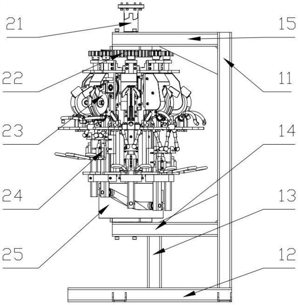 Automatic poultry carcass opening machine with high applicability