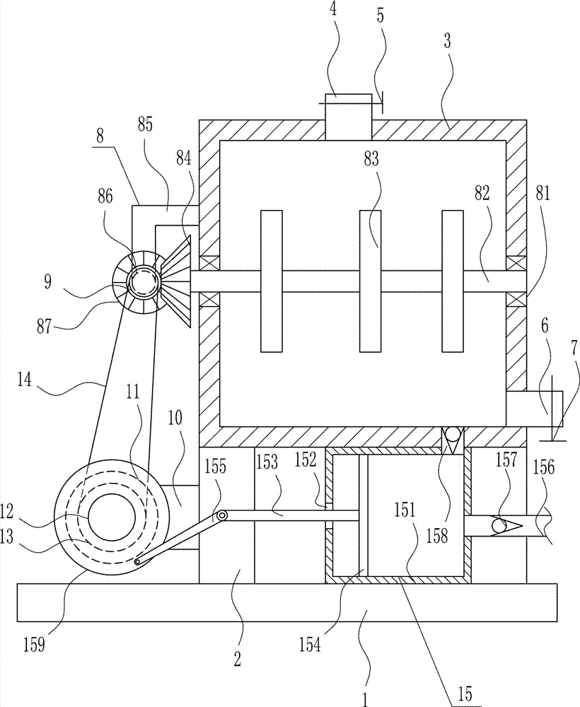 Practical milk powder stirring device for obstetrical infant