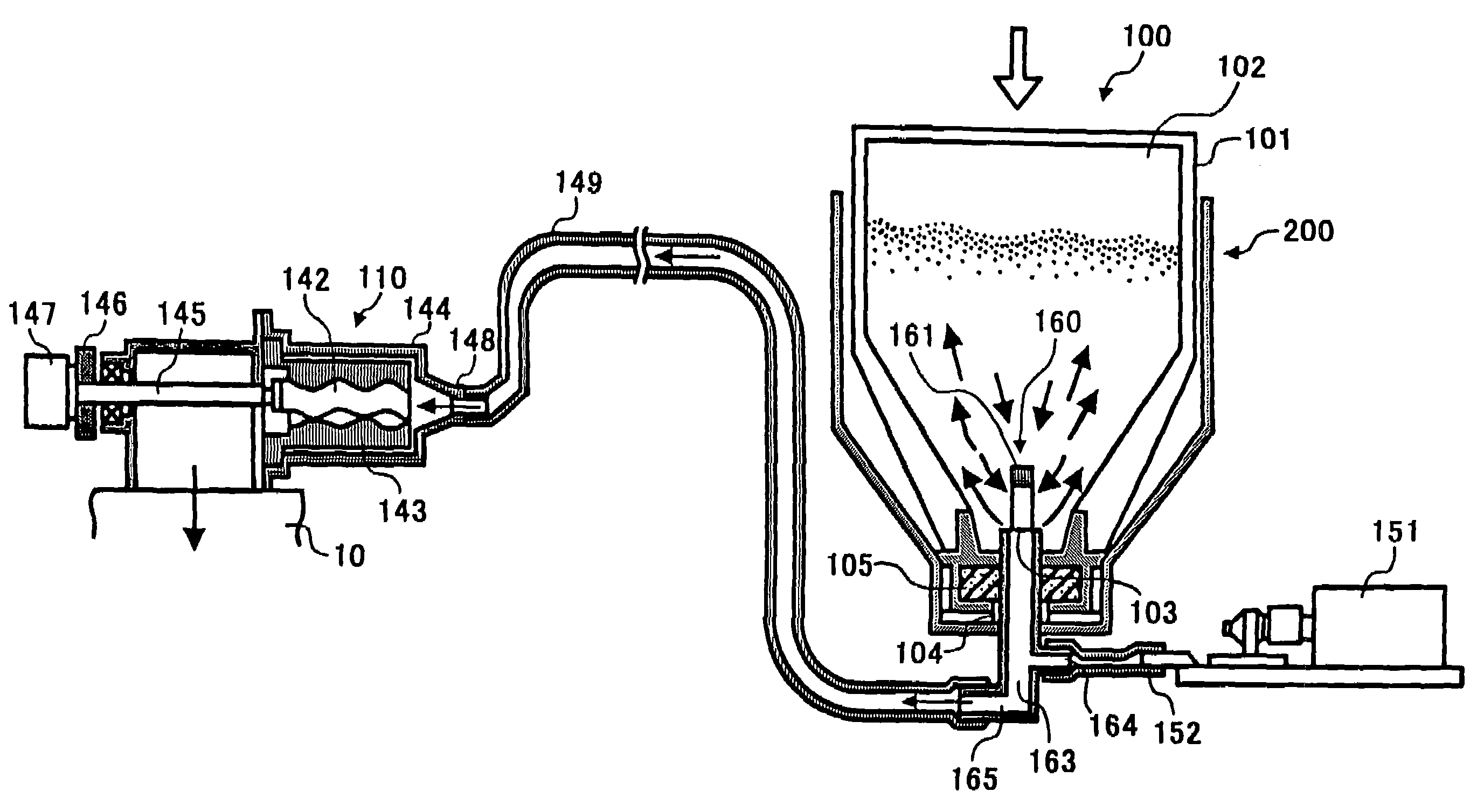 Apparatus and method for replenishing a developing device with toner while suppressing toner remaining