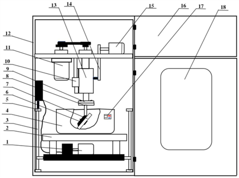 Gear non-load overall immersion type chemical mechanical coupling surface polishing method