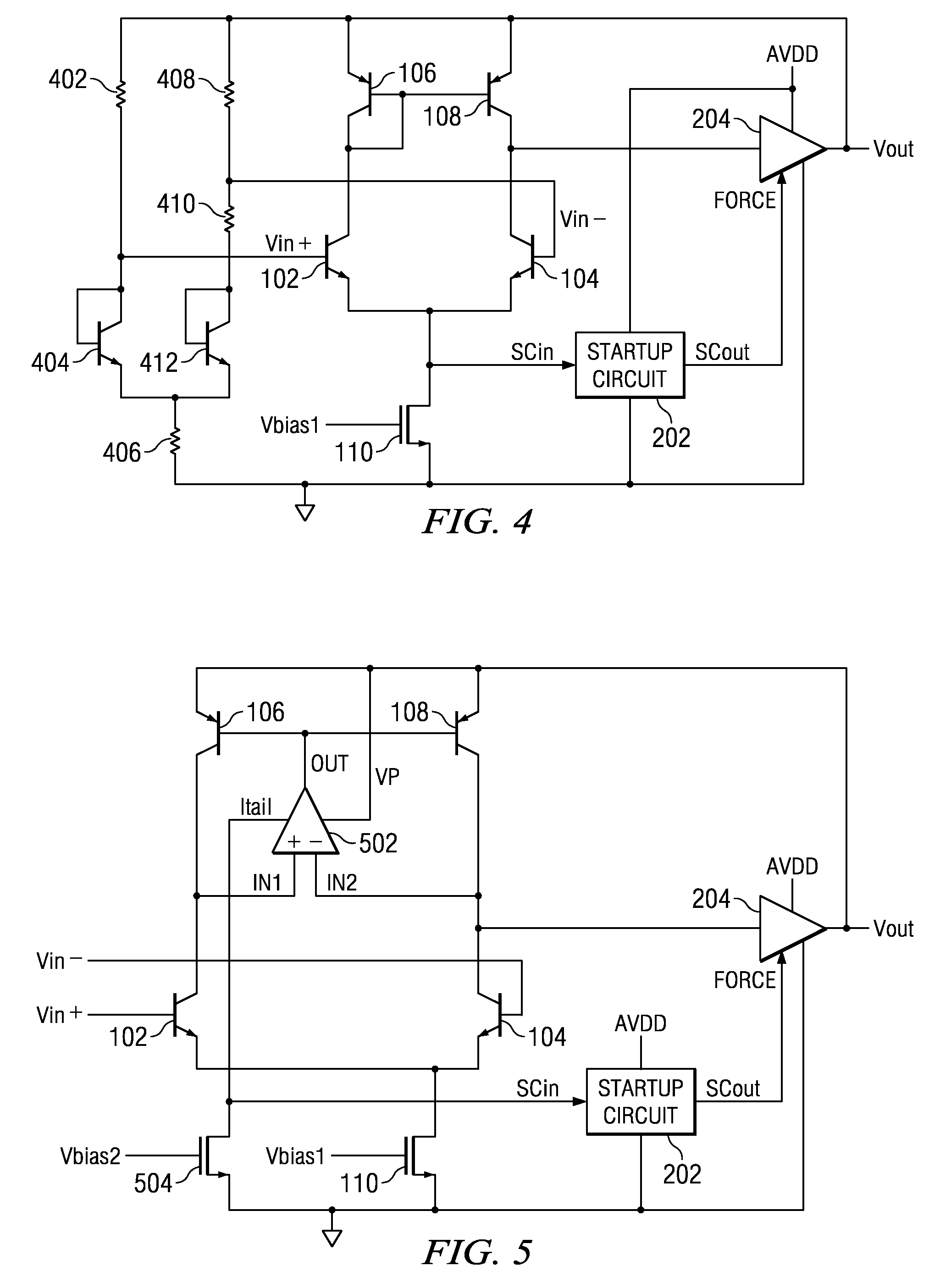 Startup circuit for subregulated amplifier