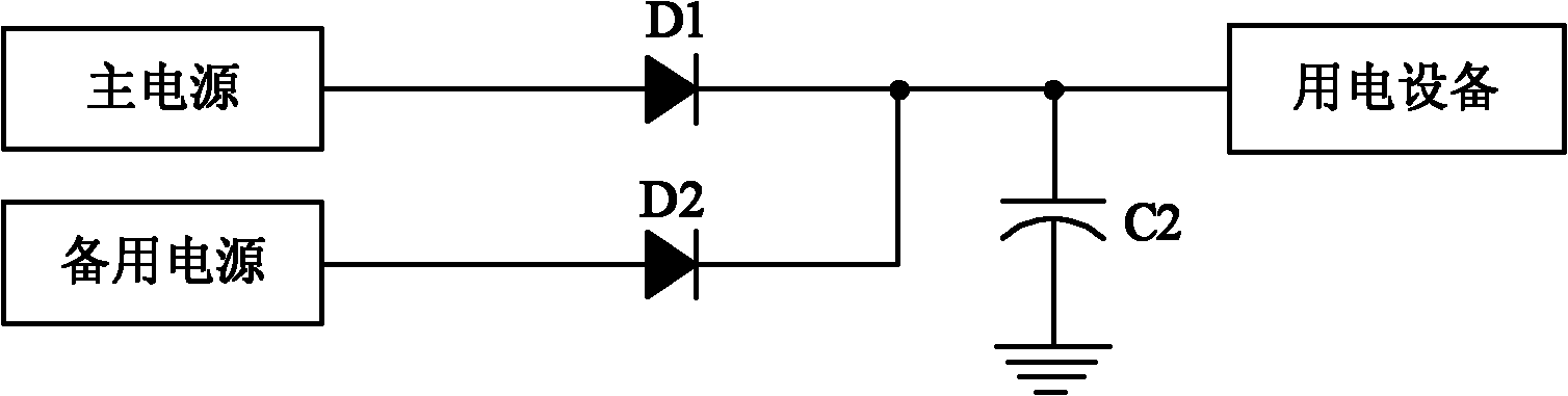 Dual-power stable-switching device and method