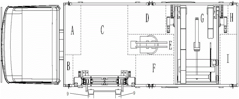 Mobile dismantling platform for scrap cars and dismantling method thereof