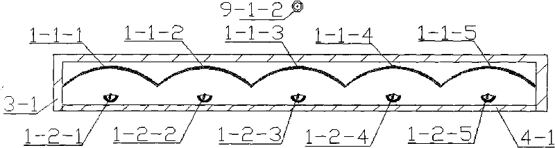 Parabolic cylinder concentrating hollow parabolic-cylindrical closed cavity lighting solar water heater