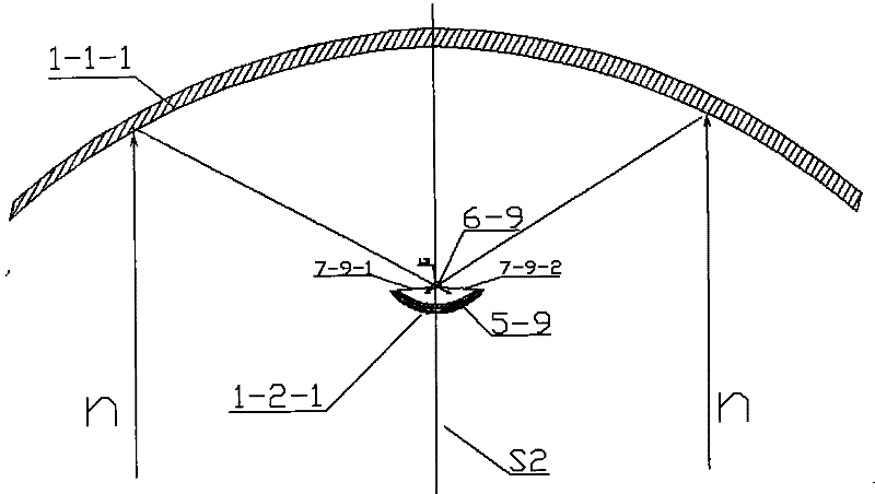 Parabolic cylinder concentrating hollow parabolic-cylindrical closed cavity lighting solar water heater