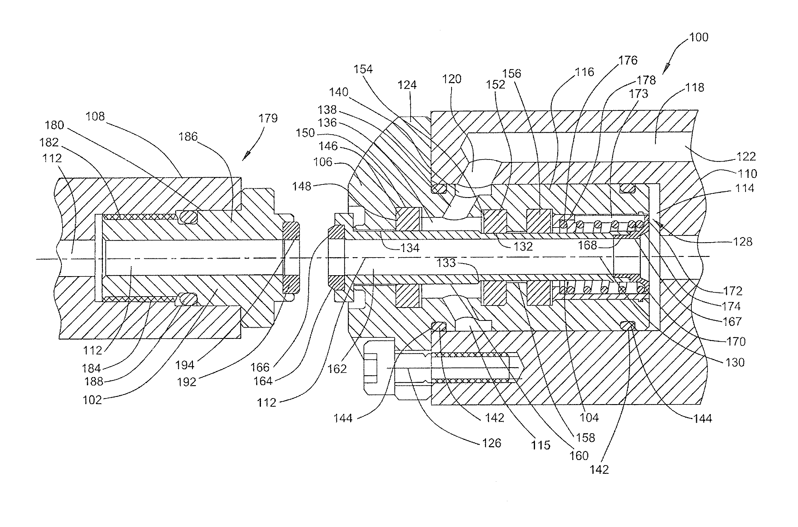 Rotary union with selectively controlled seal