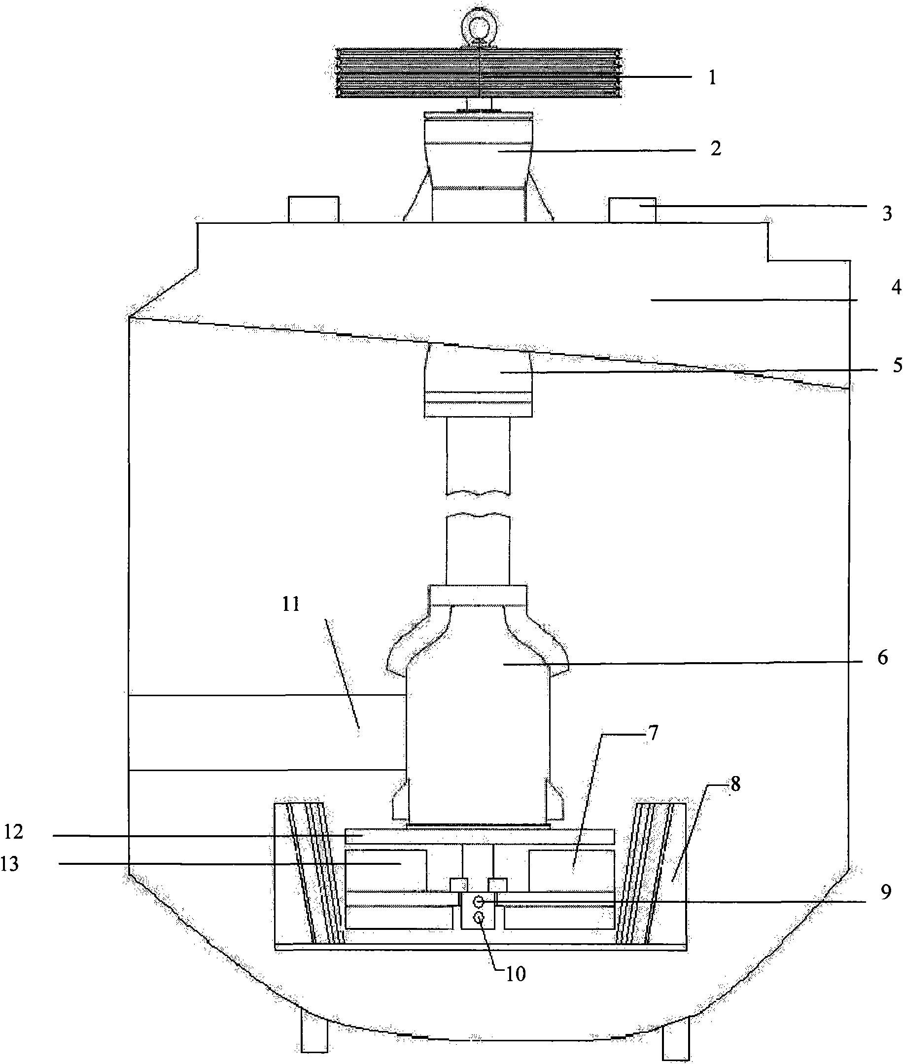 Slurry suction type mineral flotation machine and application thereof