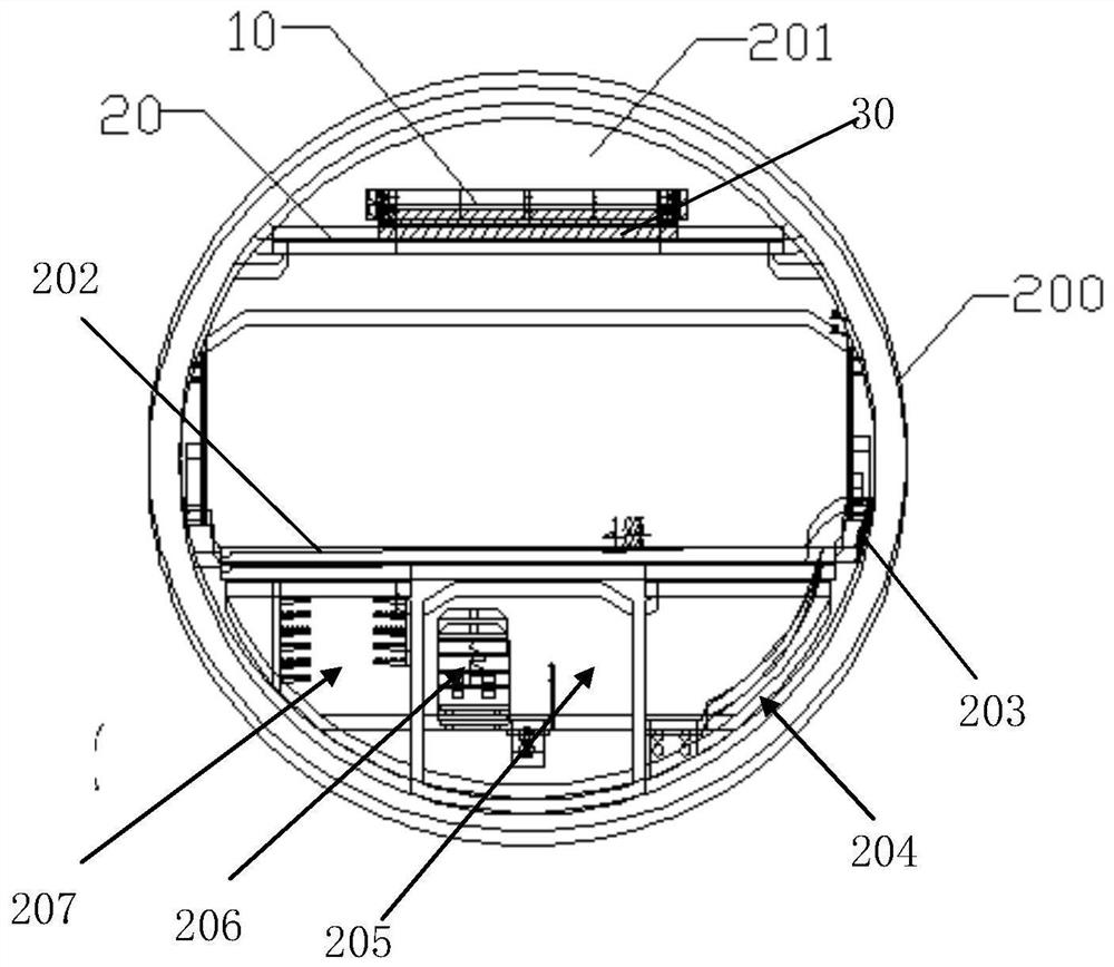 Tunnel evacuation air supply method, personnel evacuation method and evacuation air supply structure