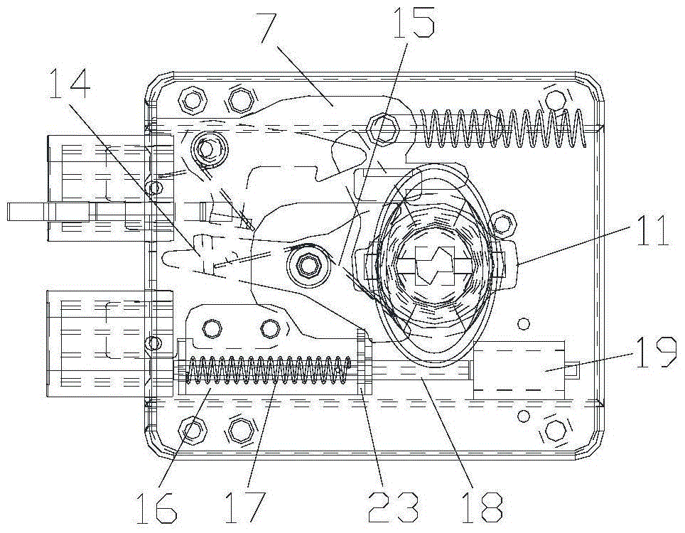 A self-locking door lock with an electromechanical universal unlocking method