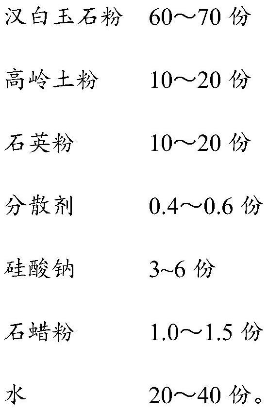 Slurry for extruding 3D white marble powder printing and preparation method thereof